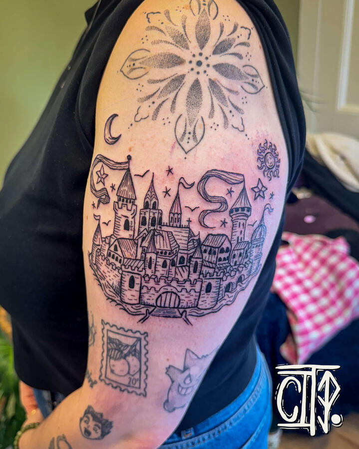 Woodcut Castle Woodcut Castle
